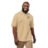 Embroidered Floral 'Love Grows' Polo Shirt