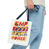 Tote Bag — GMP: God Money Power Bold Graphic Tote