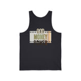 God Money Power Tank Top – Inspirational Faith & Hustle Graphic Tank