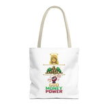 God Money Power Tote Bag — Christian Faith & Prosperity Graphic Tote