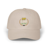 Dad Cap — 'GMP Good Vibes' Embroidered White Baseball Hat