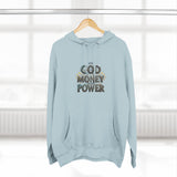 God Money Power Hoodie — Graphic Faith & Hustle Pullover