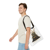 GMP 'Gold Money Power' Tote Bag — Luxurious King on Throne All-Over Print