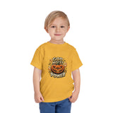 Toddler Tee — "God Money Power" Jack-o'-Lantern Halloween Shirt