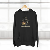 God Money Power Hoodie — Motivational Faith & Wealth Graphic Hoodie