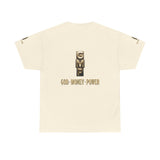 God · Money · Power Tee — GMP Gold Block Logo T-Shirt