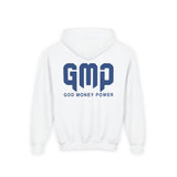 GMP “God Money Power” Youth Hoodie — Bold Faith & Motivation Pullover