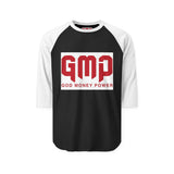 GMP God Money Power Raglan Shirt — 3/4 Sleeve Baseball Tee