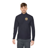 GMP 'God Money Power' Quarter-Zip Pullover – Gold Tiger Crest
