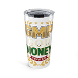 20oz Tumbler — 'GMP: God Money Power' Motivational Insulated Travel Cup