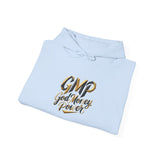 God Money Power (GMP) Hoodie – Inspirational Gold Script Pullover