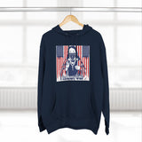 Patriotic 'God Money Power' Hoodie — Americana Flag Graphic Fleece Hoodie