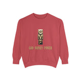 God • Money • Power Sweatshirt — GMP Gold Block Graphic Crewneck