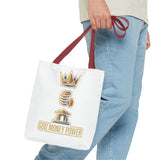 God Money Power Tote Bag — Inspirational Faith & Prosperity Canvas Tote