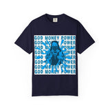 God Money Power Graphic T-Shirt
