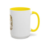 Coffee Mug — "God Money Power" Gold Emblem Accent Mug