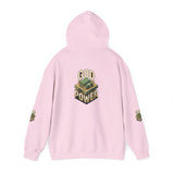 God Power Hoodie — Vintage Stack of Cash Faith Graphic Hooded Sweatshirt