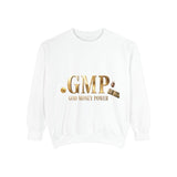 GMP "God Money Power" Sweatshirt — Gold Foil Graphic Crewneck