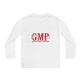 GMP 'God Money Power' Youth Long Sleeve Tee - Red Logo
