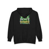 Money Power Zip Hoodie — Graphic Green Explosion Full‑Zip Sweatshirt