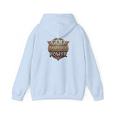God Money Power Hoodie — Vintage Emblem Graphic Hooded Sweatshirt