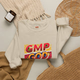 GMP God Money Power Graphic Crewneck Sweatshirt