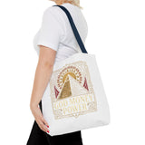 Tote Bag — 'God Money & Power' Pyramid Graphic Tote