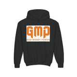 Youth Hoodie — GMP (God Money Power) Bold Orange Logo
