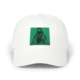 Embroidered Virgin Mary Dad Cap — Green Square Religious Baseball Hat