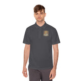 God Money Power Pyramid Polo — Men's Spiritual Graphic Sport Polo