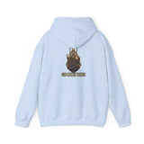 Hoodie — 'God Money Power' Buddha Graphic Pullover