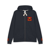 Jesus Palm Tree Hoodie — Faith-Inspired Full-Zip Zip-Up Hoodie