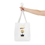 Inspirational 'God, Money, Power' Graphic Tote Bag