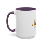 God Money Power (GMP) Accent Coffee Mug — Inspirational Religious Coffee Cup