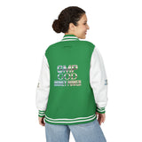 Letterman Jacket — 'GMP GOD MONEY POWER' Varsity Bomber