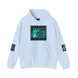 God, Money & Power Hoodie — Neon Retro Graphic Pullover