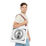 Tote Bag — "God Money Power" Retro Saint Graphic Tote