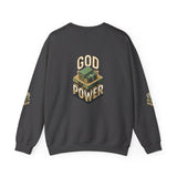 God Power Crewneck Sweatshirt – Faith-Inspired Graphic Pullover