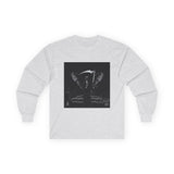 Angel Of Death Grim Reaper Wings Long Sleeve Tee — Dark Gothic Scythe Graphic