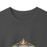 God Money Power Long Sleeve Tee — Vintage Crest Graphic