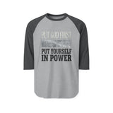 Unisex Three-Quarter Sleeve Raglan Shirt