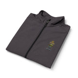 Men's Black Soft Shell Vest with Small Yellow Cartoon Logo — Lightweight Outdoor Workwear