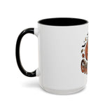 Halloween Pumpkin "GMP: God Money Power" Accent Coffee Mug — Spooky Fall Gift (11/15oz)