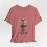 God Money Power T-Shirt — Bold Faith & Hustle Graphic Tee