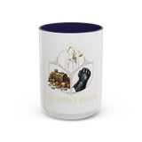 Magic & Wealth Accent Coffee Mug — "Gold Money Power" Alchemy Design (11/15 oz)