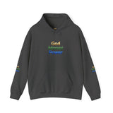 God Money Power Hoodie — Inspirational Rainbow Text Pullover