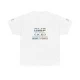 GMP GOD Money Power Tee — Metallic Logo Graphic T-Shirt