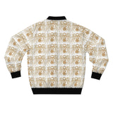 Vintage Sepia Portrait Bomber Jacket