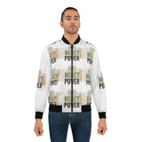 God Money Power Bomber Jacket — Graphic Men's AOP Streetwear