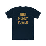 God Money Power T-Shirt — Crown & Fist Graphic Tee